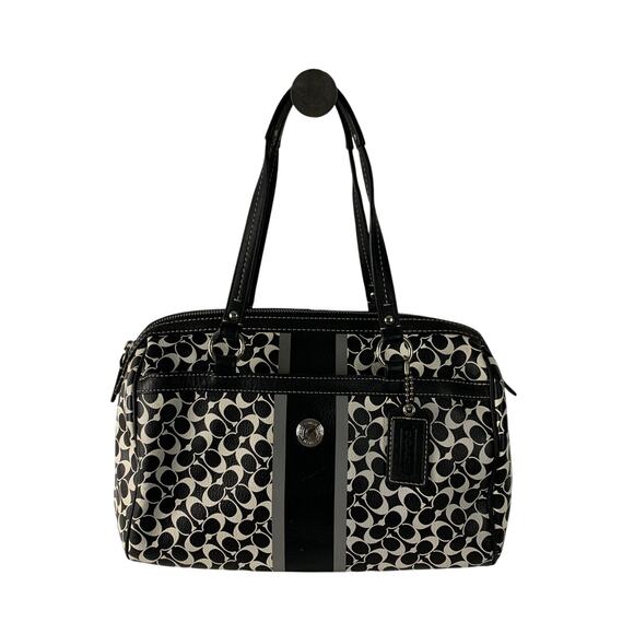 COACH Women's Chelsea Heritage Signature Handbag - Picture 1 of 8